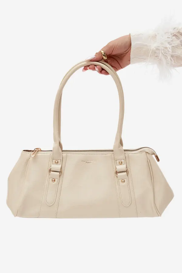 FLORA & CO Flora&amp;Co Ecru torbica od imitacije kože