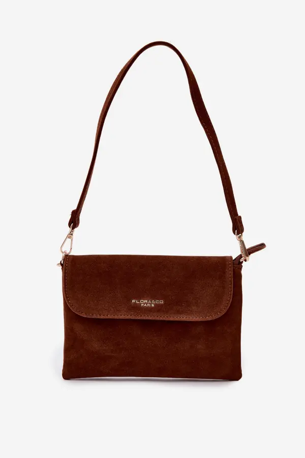 FLORA & CO Flora&amp;Co Mala torba preko tijela od eko kože, boje kamelje kože