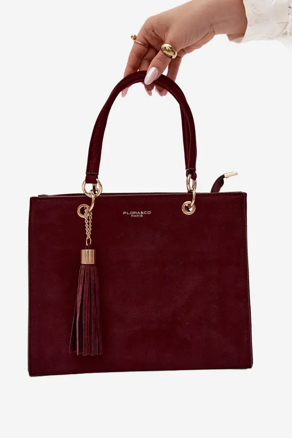 FLORA & CO Flora&amp;Co Ottilie Bordeaux kutija torba