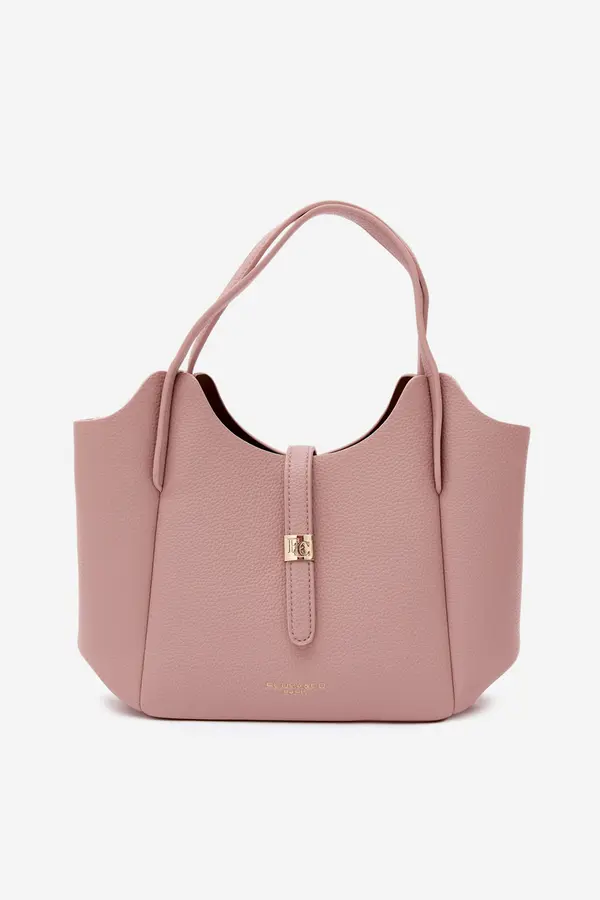 FLORA & CO Flora&amp;Co ružičasta torbica od umjetne kože
