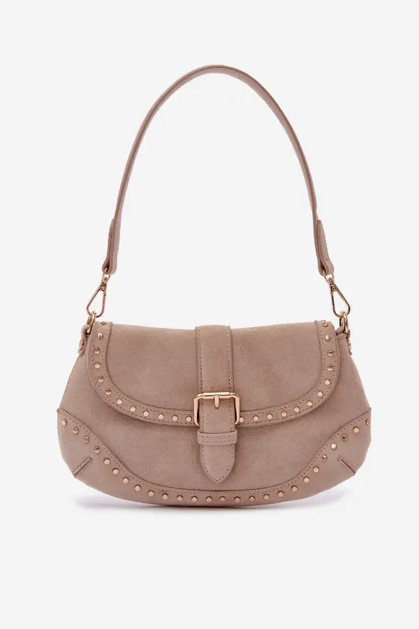 FLORA & CO Flora&amp;Co torba od eko brušene kože s kopčama