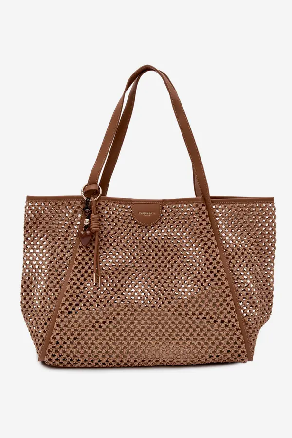 FLORA & CO Flora&amp;Co torba za kupovinu s privjeskom za ključeve