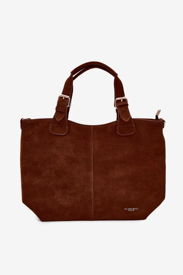 FLORA & CO Flora&amp;Co torbica od kamelje boje
