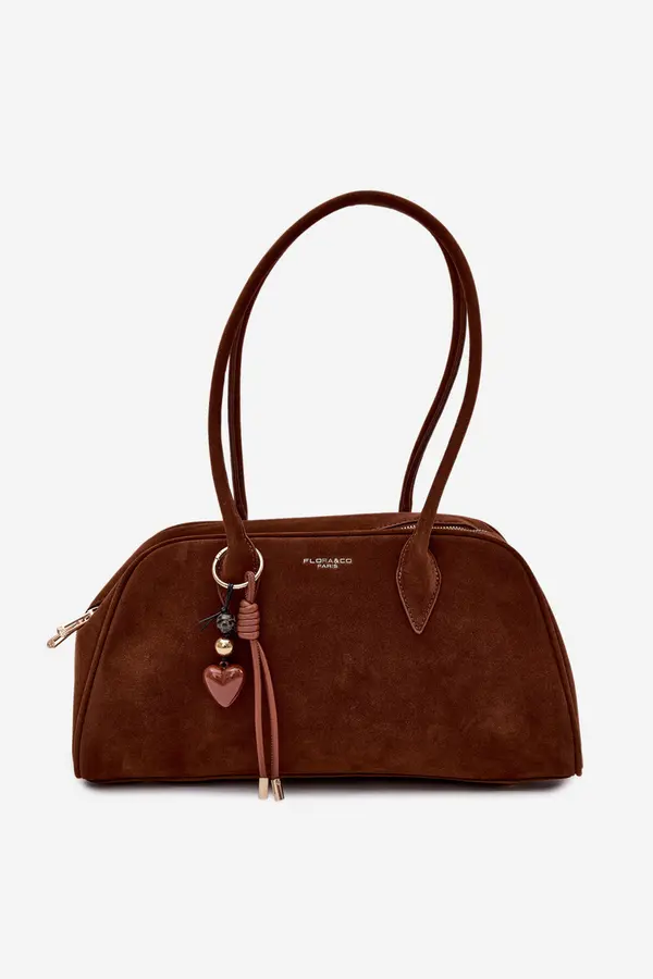 FLORA & CO Flora&amp;Co Ženska torbica od eko brušene kože boje kamelje