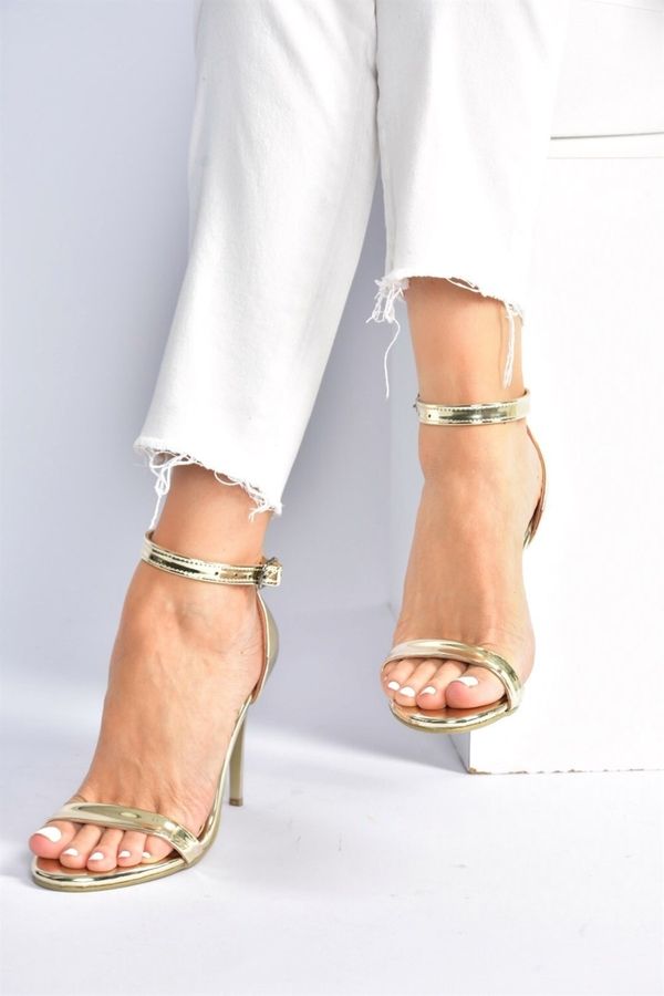 Fox Shoes Fox Shoes Gold Women's Heeled Shoes