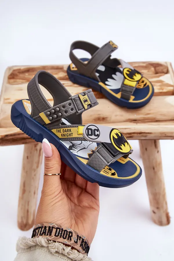Boto FR1 Children's Sandals Batman Grendene Kids