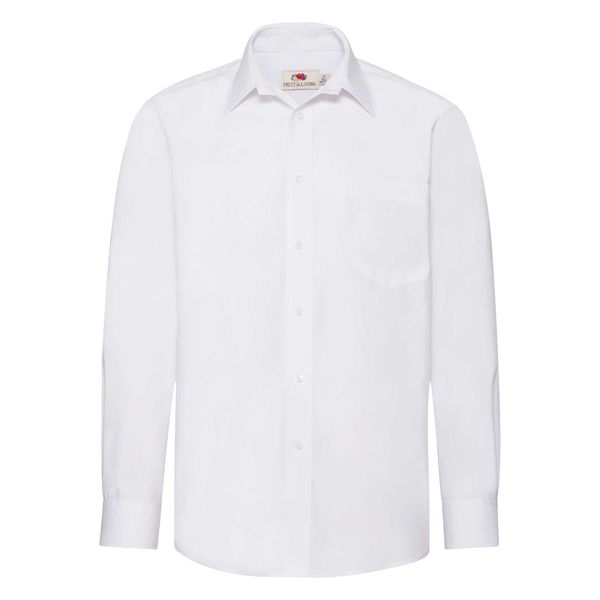 Fruit of the Loom FRUIT OF THE LOOM F13•LONG SLEEVE POPLIN SHIRT