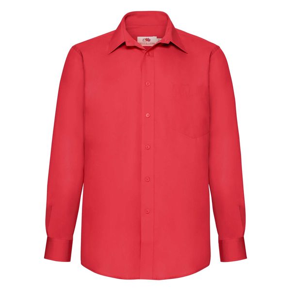 Fruit of the Loom FRUIT OF THE LOOM F14•SHORT SLEEVE POPLIN SHIRT