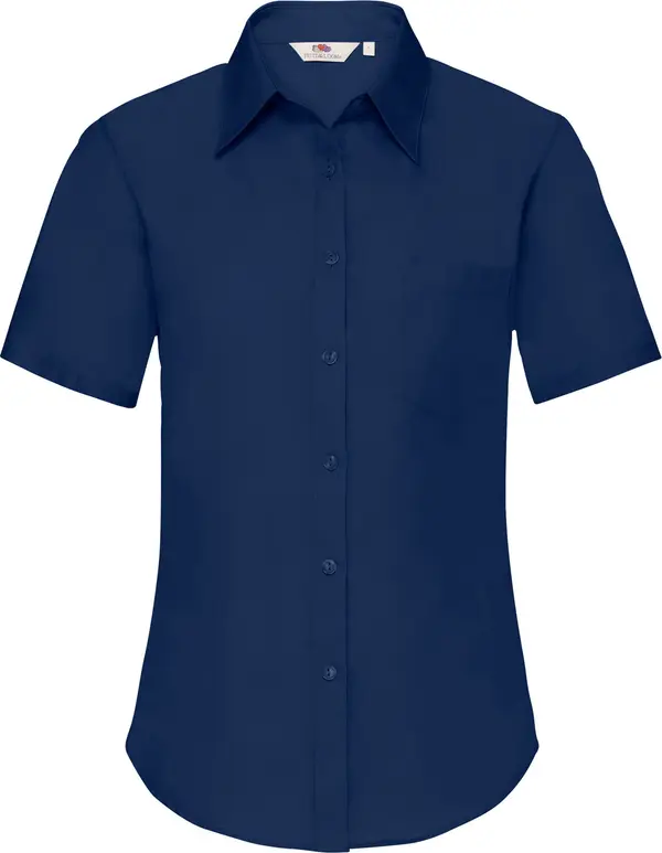Fruit of the Loom FRUIT OF THE LOOM F18•LADIES SHORT SLEEVE POPLIN SHIRT