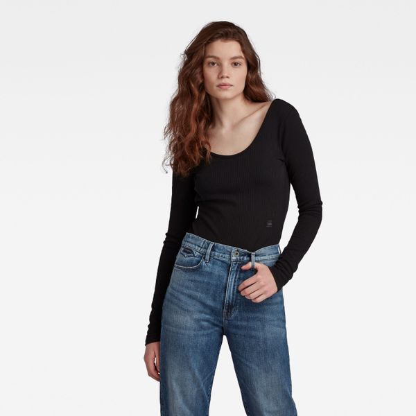 G Star G-STAR Body - Low back body l\s black