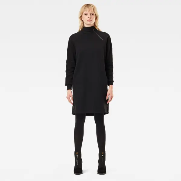 G Star G-STAR Dress - Mock neck dress bf sw wmn l\s black