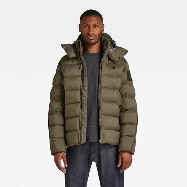 G Star G-STAR Jacket - G- Whistler Pdd Hdd Jkt Green