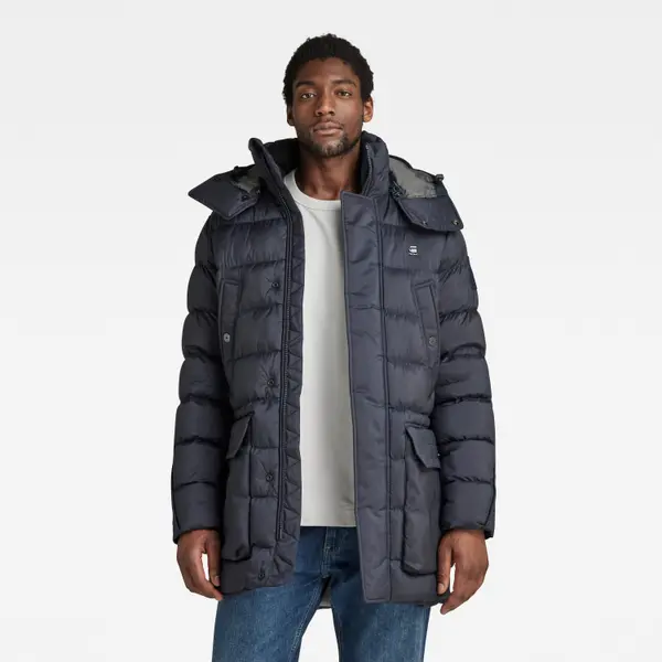 G Star G-STAR Jacket - G- Whistler Pdd Hdd Parka Blue