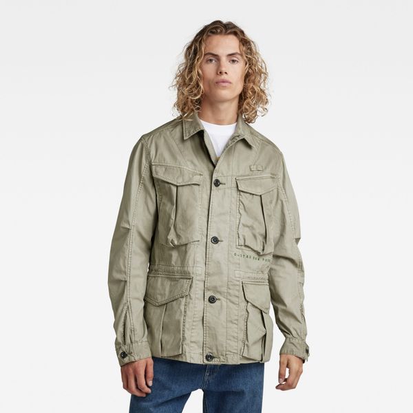 G Star G-STAR Jacket - Washed cargo field jkt green