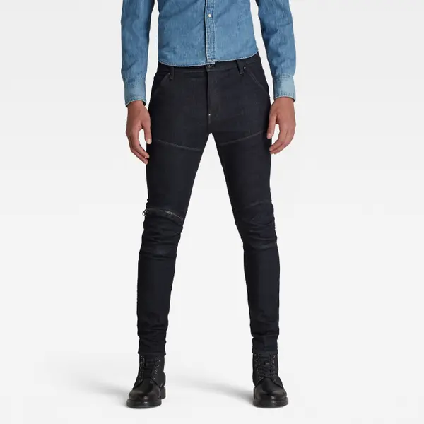 G Star G-STAR Jeans - 5620 3D Zip Knee Skinny Black