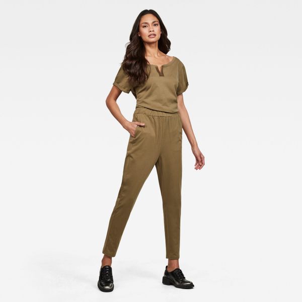 G Star G-STAR Jumpsuit - Cocaux r suit wmn s\s olive-brown
