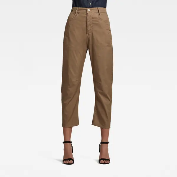 G Star G-STAR Pants - C-staq 3d boyfriend crop wmn brown