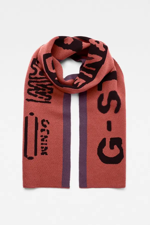 G Star G-STAR Scarf - Effo vector scarf brick