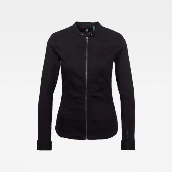 G Star G-STAR Shirt - Lynn slim shirt wmn l\s dark blue-black