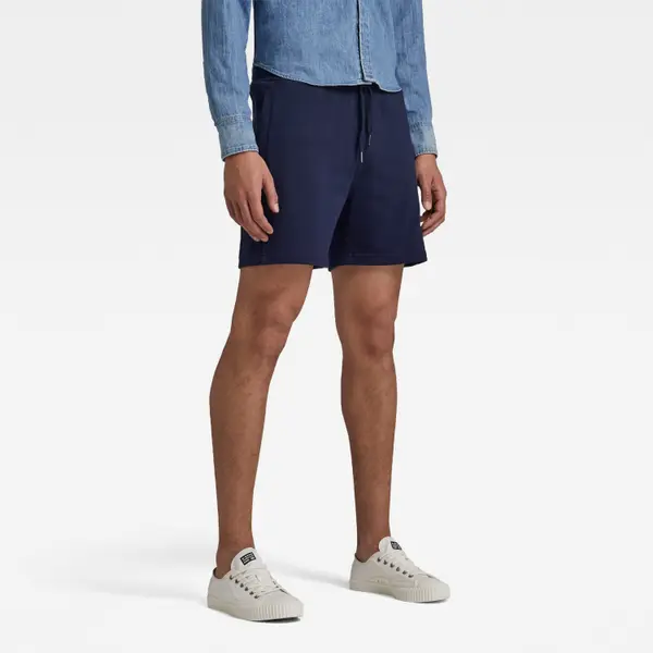 G Star G-STAR Shorts - Stitch panel sw short dark blue