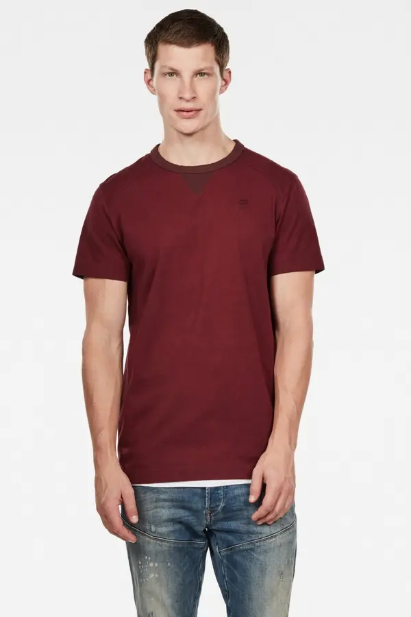 G Star G-STAR T-shirt - Vacuol r t s\s burgundy red
