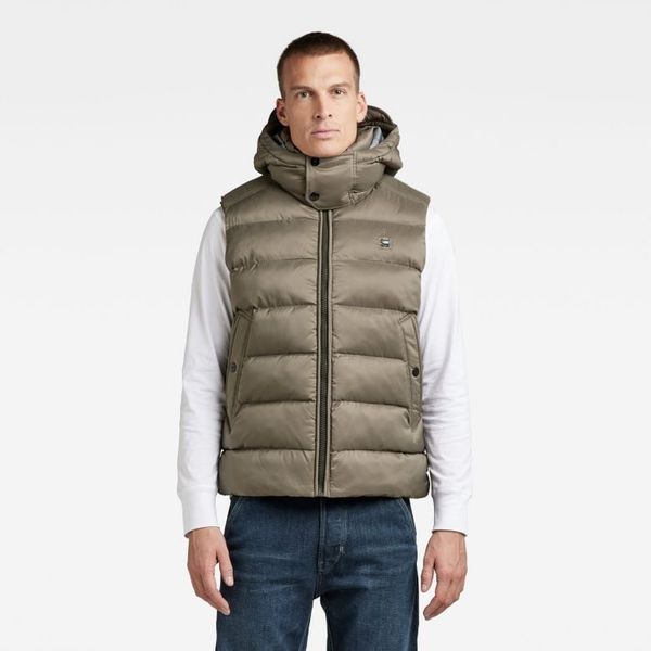 G Star G-STAR Vest - G- Whistler Pdd Hdd Vest Green