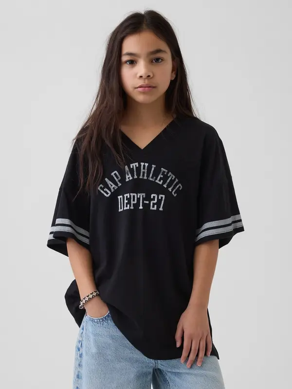 GAP Gap Athletic Kids Oversized majica kratkih rukava