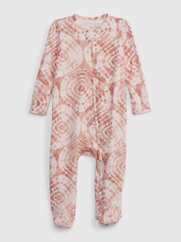 GAP GAP Baby batik overall with zipper - Girls