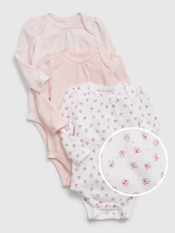 GAP GAP Baby body organic first favorit, 3pcs - unisex