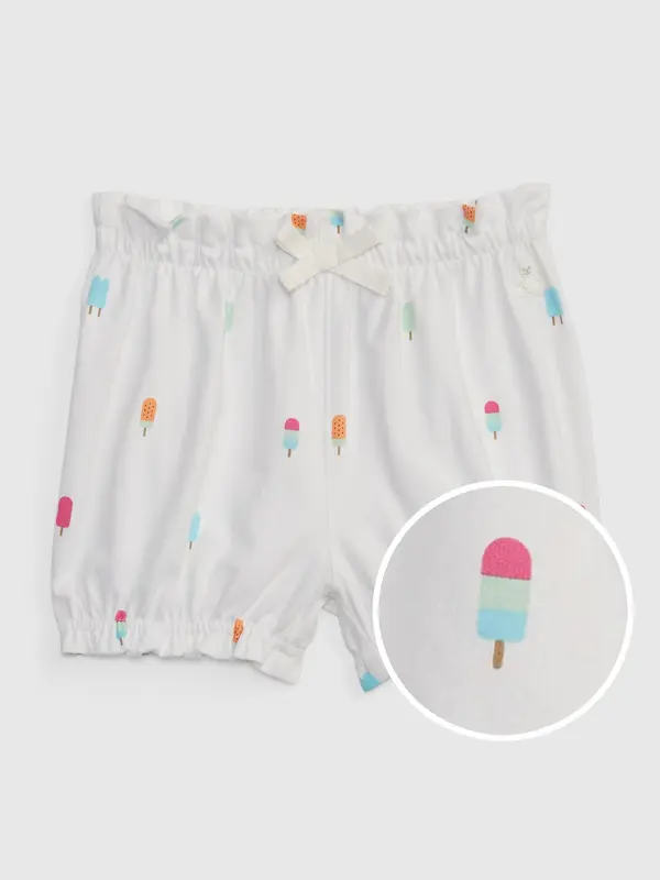 GAP GAP Baby Patterned Shorts Organic - Girls