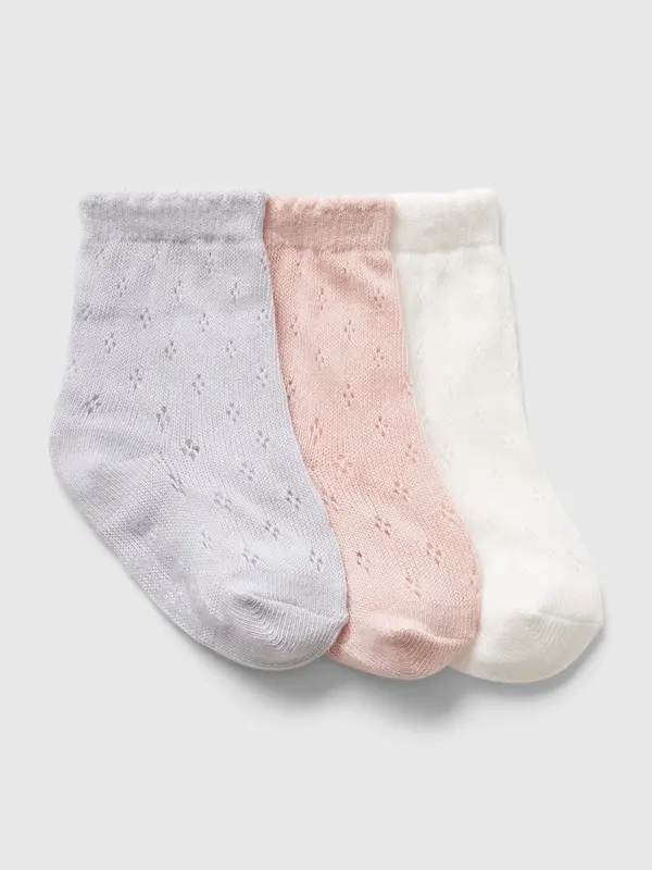 GAP GAP Baby Socks, 3 Pairs - Girls