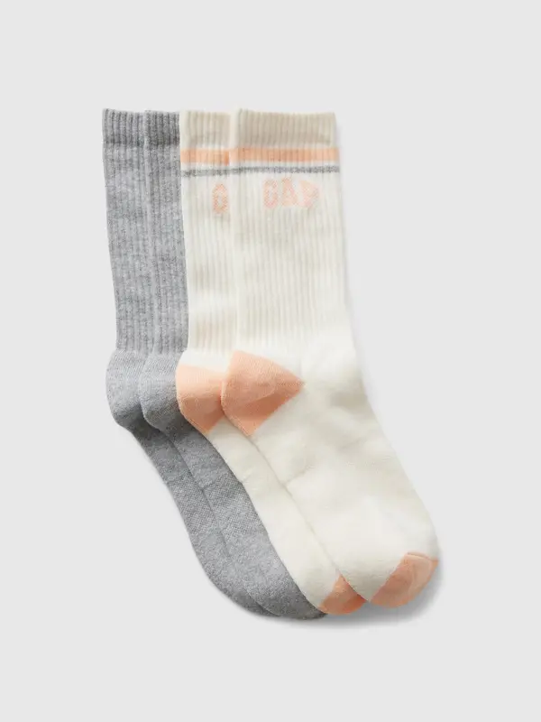 GAP GAP čarape s logom, 2 para - ženske