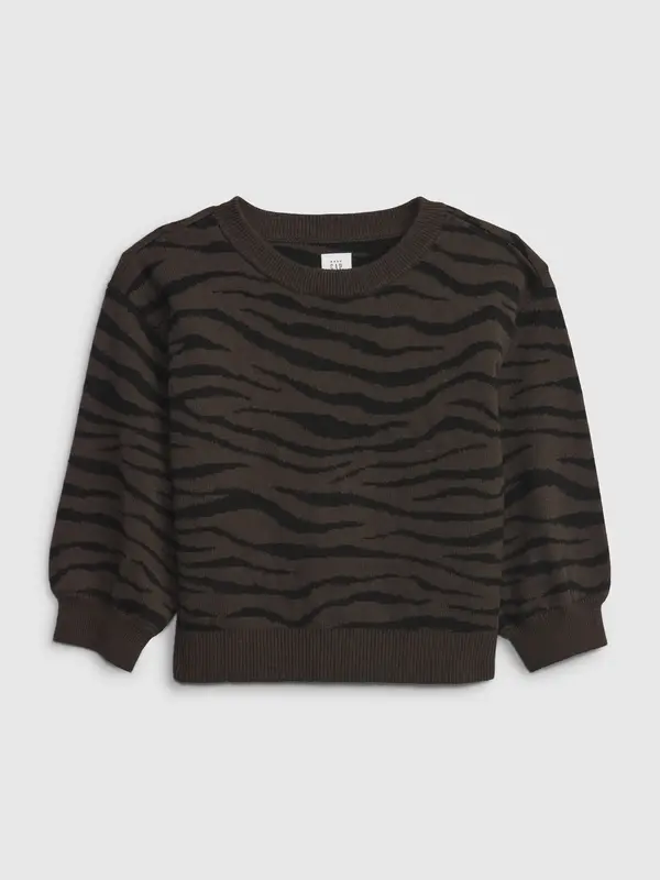 GAP GAP Children's Cotton Sweater Zebra - Girls