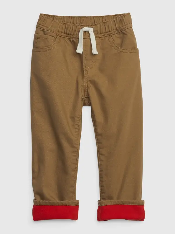 GAP GAP Children's Jeans Fleece-lined pull-on slim Washwell - Boys