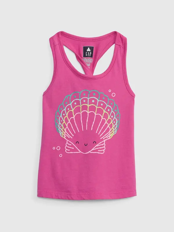 GAP GAP Children's Organic Printed Tank Top - Girls