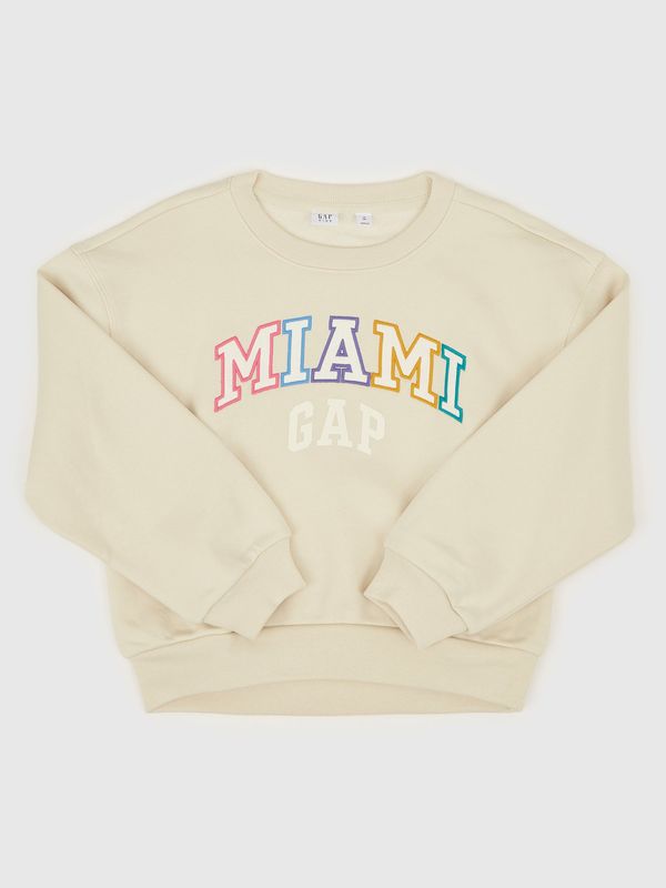 GAP GAP Children's oversize sweatshirt with logo - Girls