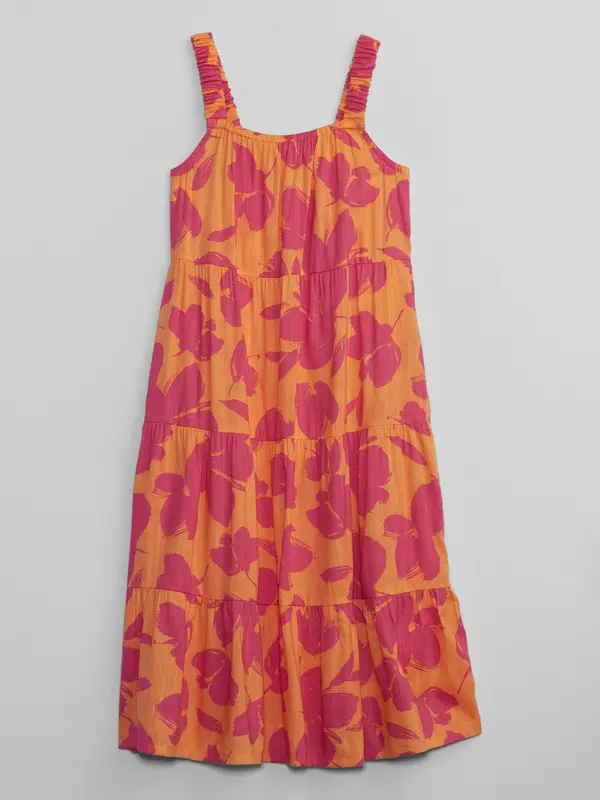 GAP GAP Children's Patterned Midi Dress - Girls