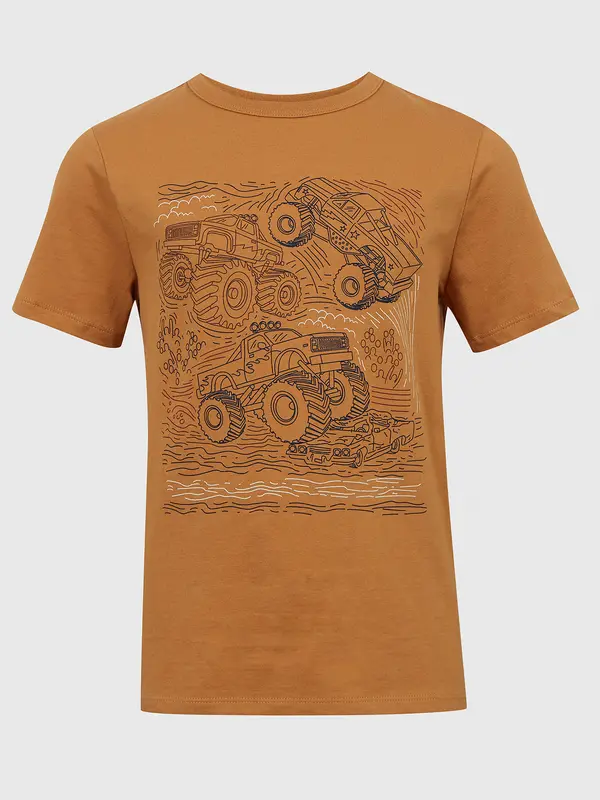 GAP GAP Children's T-Shirt organic monster truck - Boys