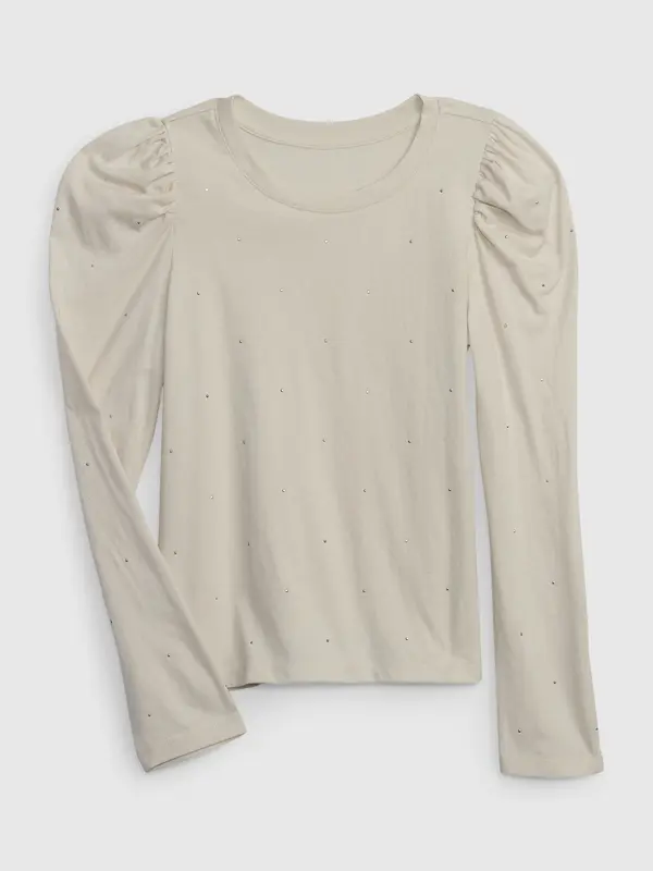 GAP GAP Children's T-Shirt with Puffed Sleeves - Girls