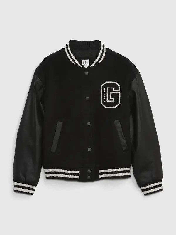 GAP GAP Children's Wool Bomber Jacket - Girls
