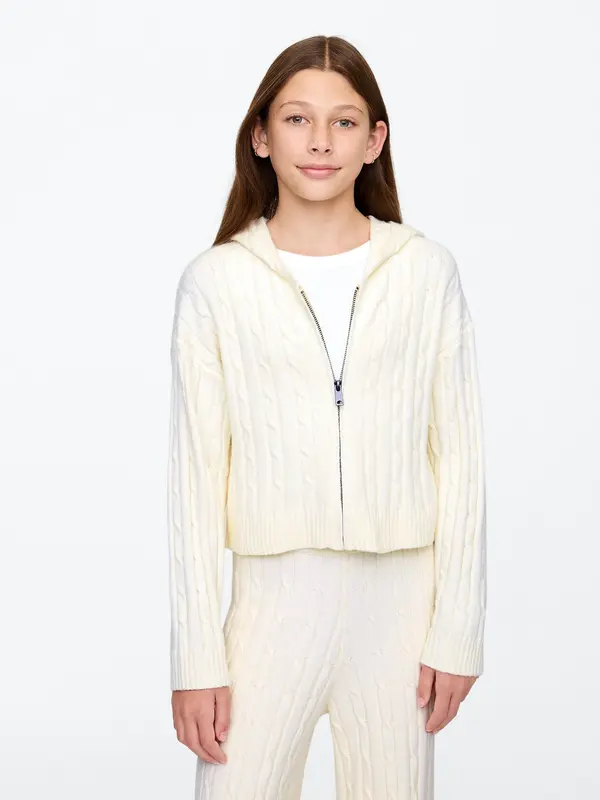 GAP GAP Children's zip sweater CashSoft - Girls