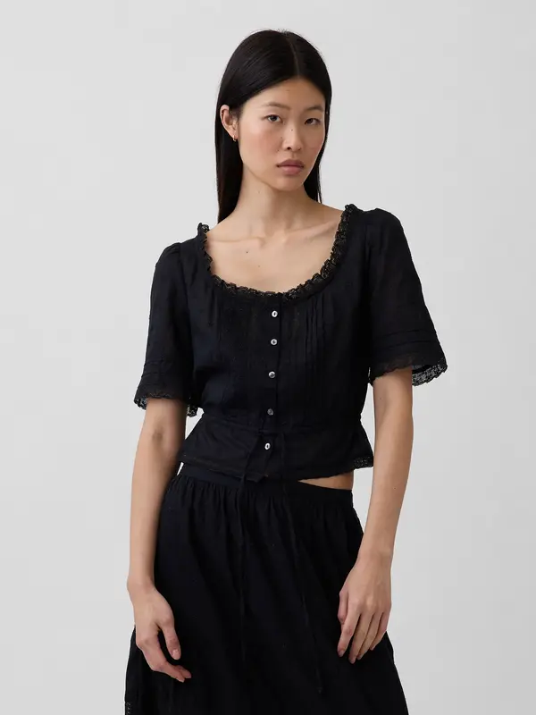 GAP GAP čipkasti top