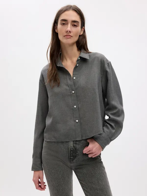 GAP GAP Crop Shirt - Women's