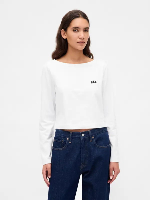 GAP GAP Crop T-Shirt VintageSoft Heavyweight - Ladies
