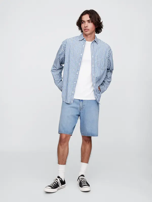 GAP GAP Denim shorts Loose SuperSoft - Men's