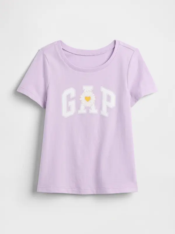 GAP GAP dječja majica s logotipom - djevojčice