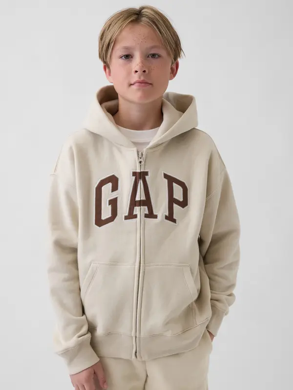GAP GAP dječja majica s patentnim zatvaračem i logotipom