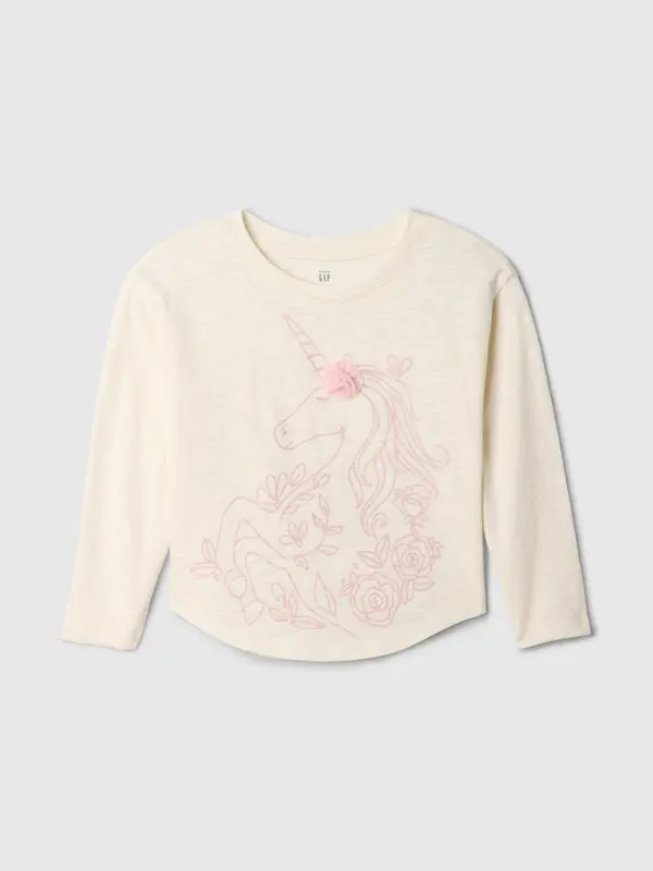 GAP GAP dječja pamučna majica kratkih rukava - djevojčice
