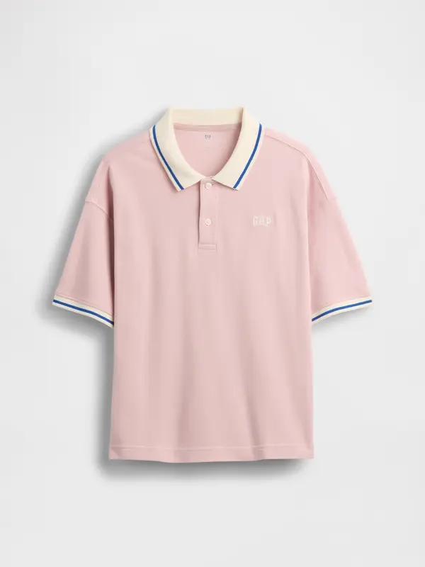 GAP GAP Dječja prevelika polo majica s logotipom
