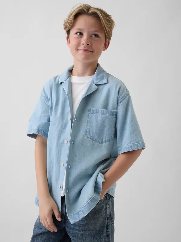 GAP GAP dječja traper košulja